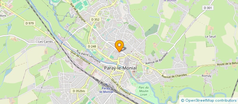 localisation de l'entreprise SCI BSA  PARAY-LE-MONIAL