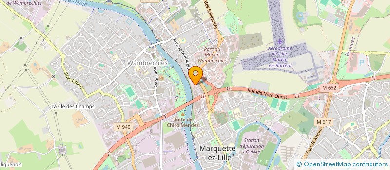 localisation de l'entreprise SCI BSB  WAMBRECHIES