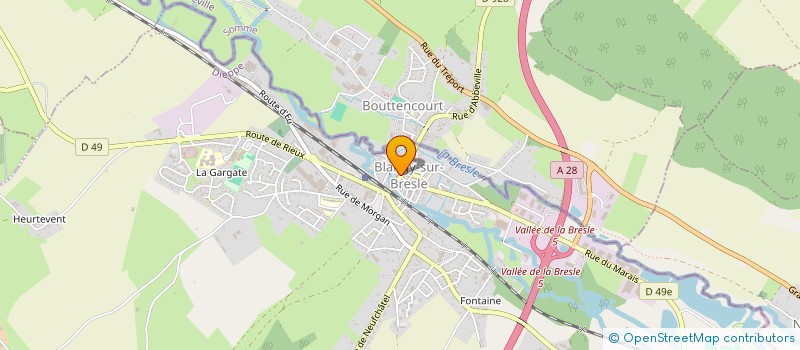 localisation de l'entreprise SCI BSB à BLANGY-SUR-BRESLE