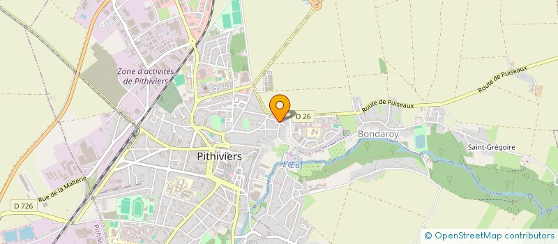 localisation de l'entreprise SCI BSC.IMMO  PITHIVIERS-LE-VIEIL