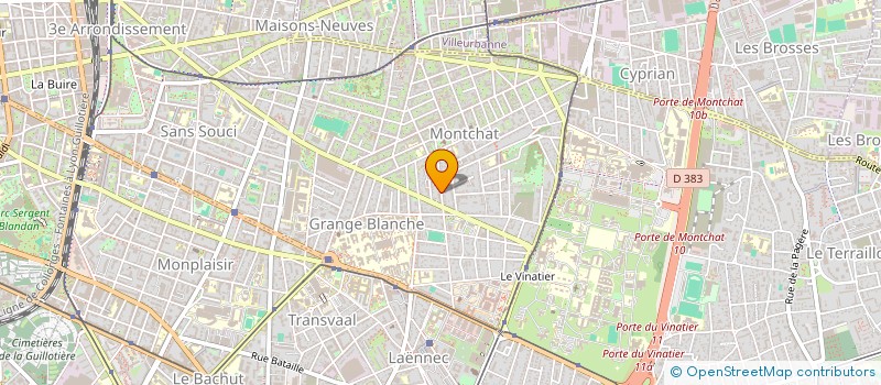 localisation de l'entreprise SCI BSCMF  LYON