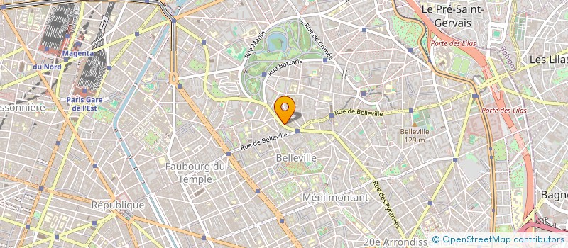 localisation de l'entreprise SCI BSDS  PARIS