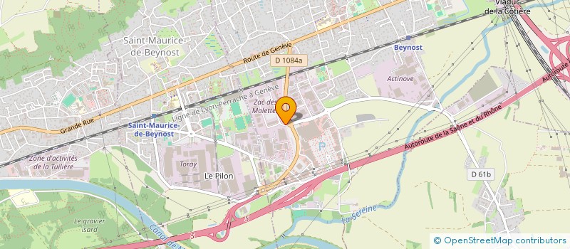 localisation de l'entreprise SCI BSF à BEYNOST