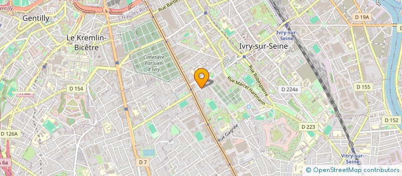 localisation de l'entreprise SCI BSG à IVRY-SUR-SEINE