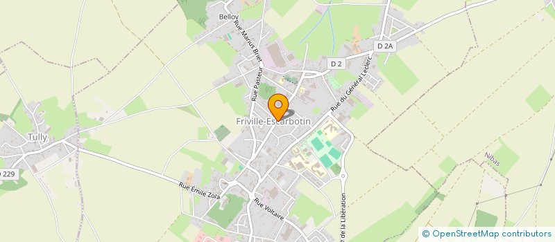 localisation de l'entreprise SCI BSGC  FRIVILLE-ESCARBOTIN