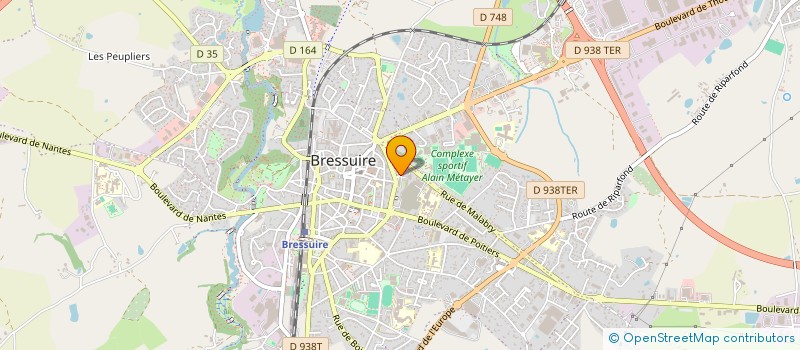 localisation de l'entreprise SCI BSGD  BRESSUIRE