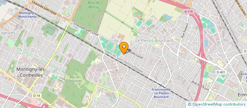 localisation de l'entreprise SCI BSH  FRANCONVILLE