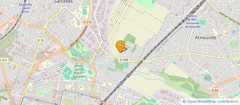 localisation de l'entreprise SCI BSH  SARCELLES