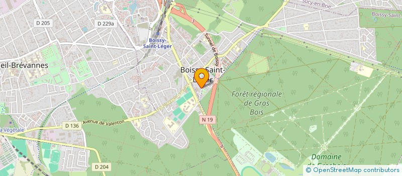 localisation de l'entreprise SCI BSI à BOISSY-SAINT-LEGER