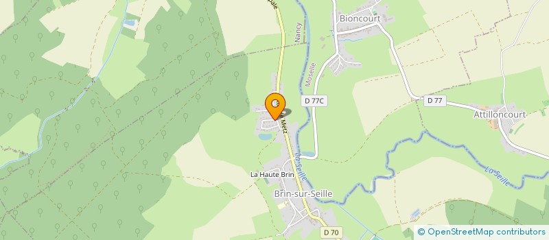 localisation de l'entreprise SCI BSJ  MONCEL-SUR-SEILLE