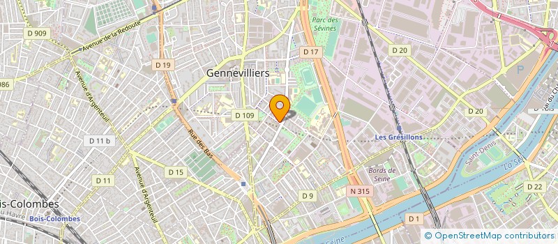 localisation de l'entreprise SCI BSK à EPINAY-SUR-SEINE
