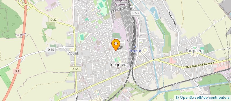 localisation de l'entreprise SCI BSL à TERGNIER