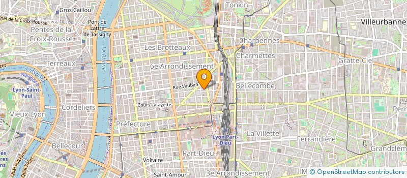 localisation de l'entreprise SCI BSL ET COMPAGNIE  LYON