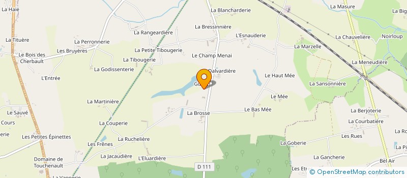 localisation de l'entreprise SCI BSM  ARGENTRE-DU-PLESSIS