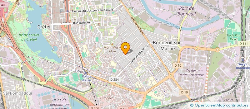 localisation de l'entreprise SCI BSM AVENIR à BONNEUIL-SUR-MARNE