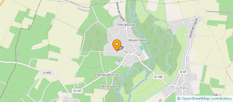 localisation de l'entreprise SCI BSMM.A à ARS