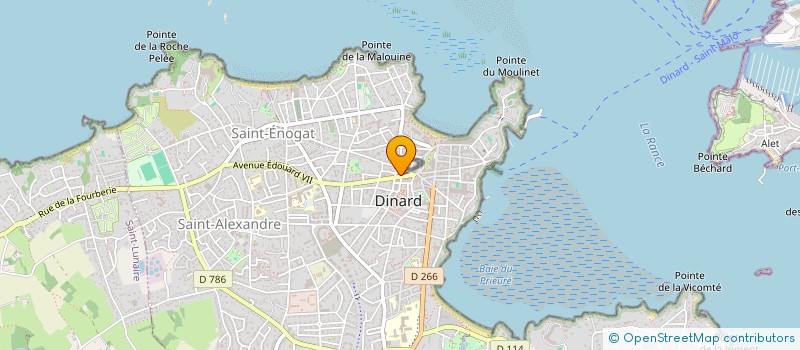 localisation de l'entreprise SCI BSN  DINARD