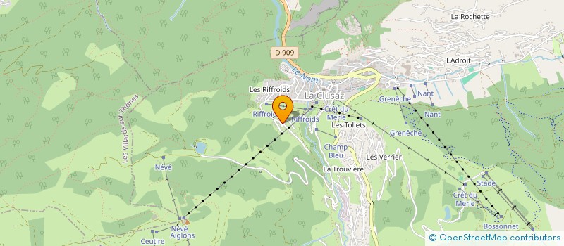 localisation de l'entreprise SCI BSP à LA CLUSAZ