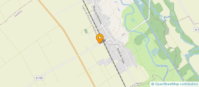 localisation de l'entreprise SCI BSRM INVESTISSEMENT  SAVIERES