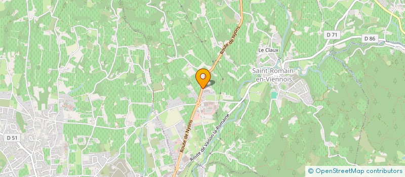 localisation de l'entreprise SCI BSRS84  SAINT-ROMAIN-EN-VIENNOIS