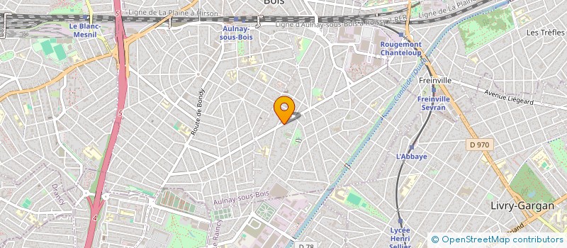 localisation de l'entreprise SCI BSS  AULNAY-SOUS-BOIS