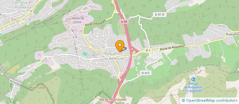 localisation de l'entreprise SCI BST ET COMPAGNIE  ROQUEFORT-LA-BEDOULE