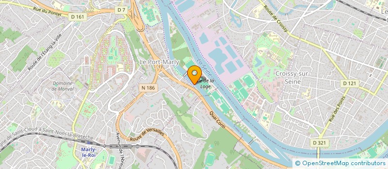 localisation de l'entreprise SCI BST PATRIMOINE  LE PORT-MARLY