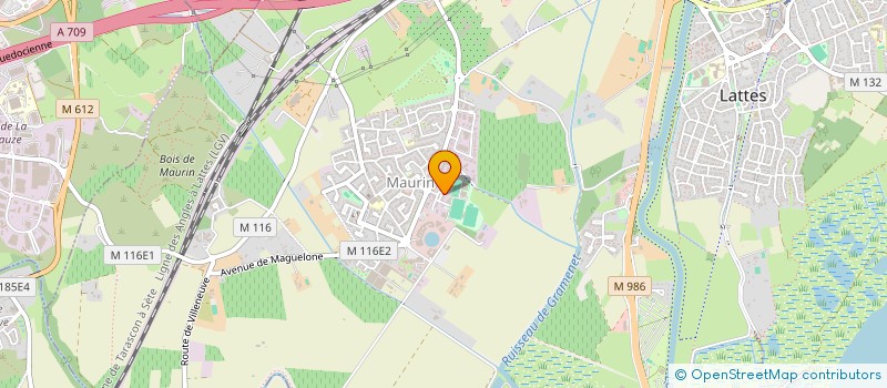 localisation de l'entreprise SCI BT à LATTES