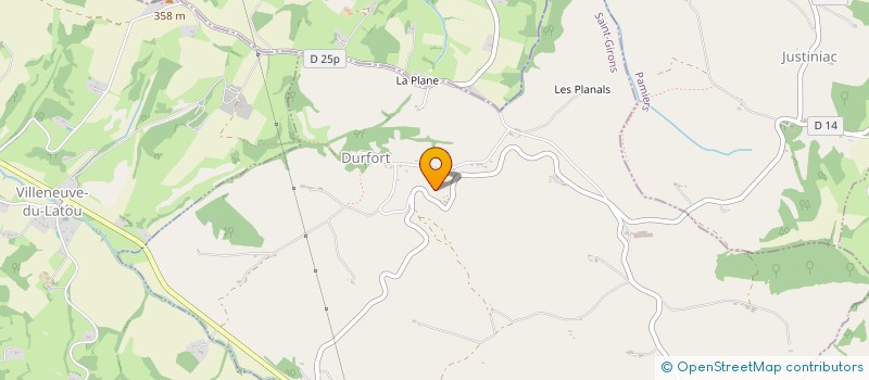 localisation de l'entreprise SCI BT à DURFORT