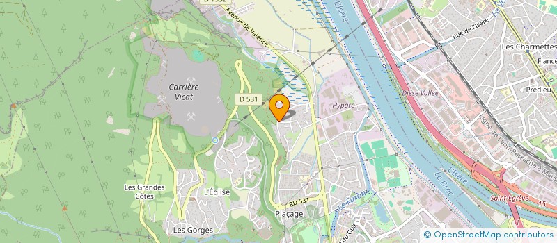 localisation de l'entreprise SCI BT  SASSENAGE