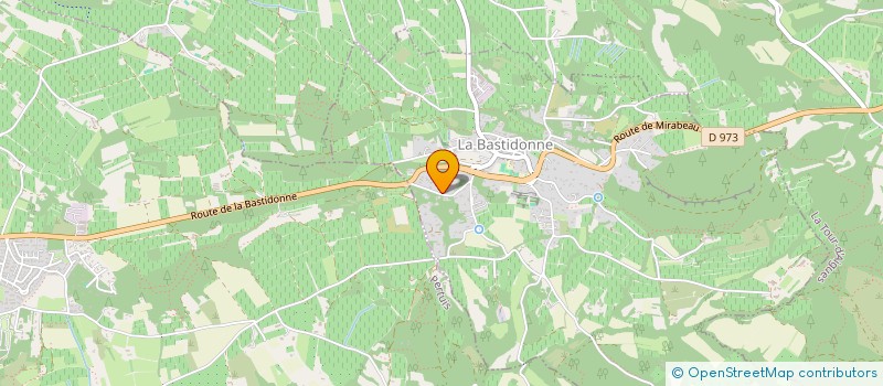 localisation de l'entreprise SCI - BT SCHWEIZER  LA BASTIDONNE