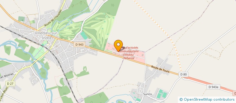 localisation de l'entreprise SCI BT VILLEDIEU à VILLEDIEU-SUR-INDRE