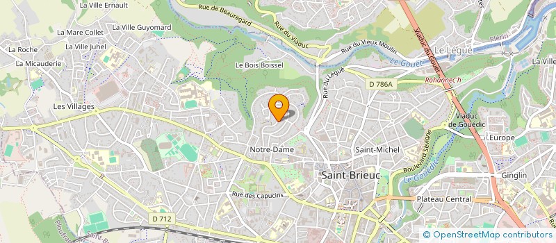 localisation de l'entreprise SCI BTBN à SAINT-BRIEUC