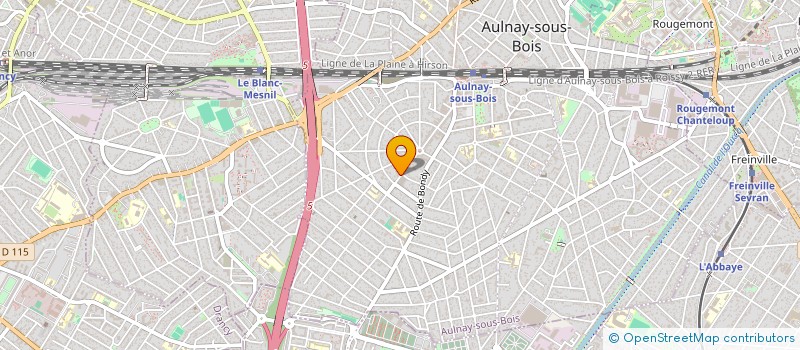 localisation de l'entreprise SCI BTC BRUNO TARDIF CISTOLDI à AULNAY-SOUS-BOIS