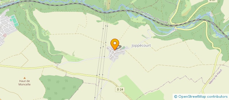 localisation de l'entreprise SCI BTCA  JOPPECOURT