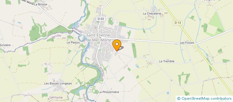 localisation de l'entreprise SCI BTDT  PAULX