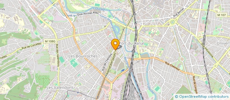 localisation de l'entreprise SCI BTE à DIJON