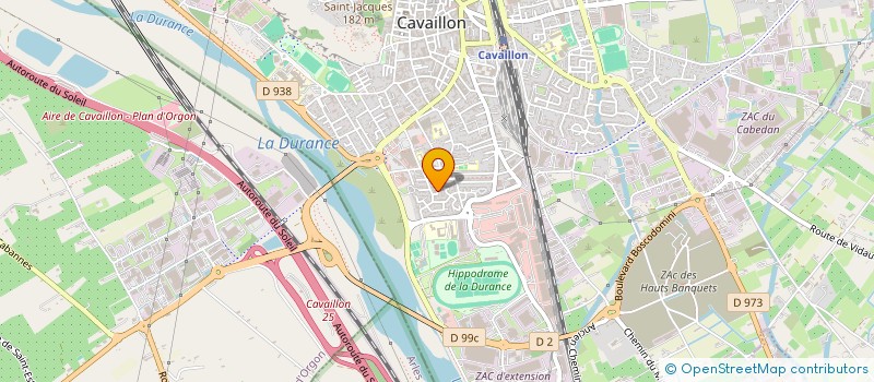 localisation de l'entreprise SCI BTG  CAVAILLON