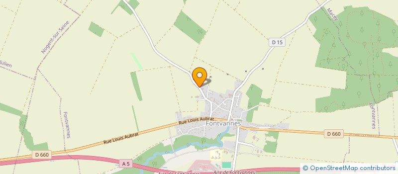 localisation de l'entreprise SCI BTKF  FONTVANNES