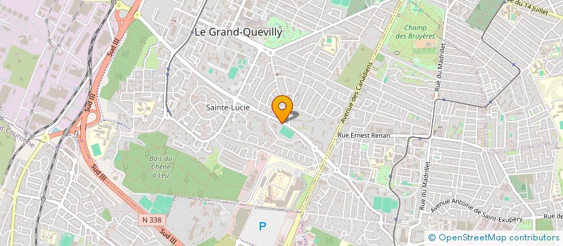 localisation de l'entreprise SCI BTKS  LE GRAND-QUEVILLY