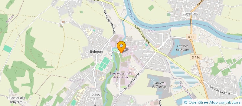 localisation de l'entreprise SCI BTLO  CHAVANOZ