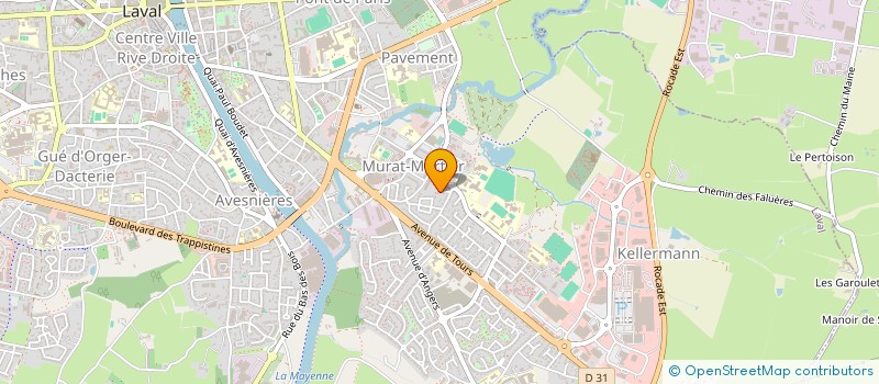 localisation de l'entreprise SCI BTM à LAVAL
