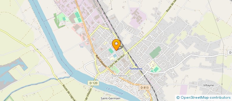 localisation de l'entreprise SCI BTM  TONNEINS