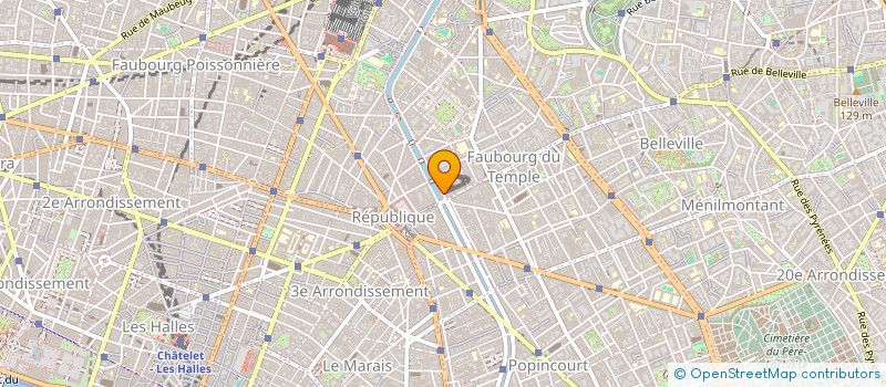 localisation de l'entreprise SCI BTOUDIC  PARIS