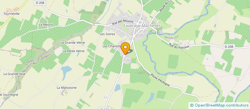 localisation de l'entreprise SCI BTP  TERRANJOU