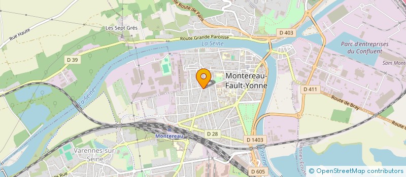 localisation de l'entreprise SCI BTY à MONTEREAU-FAULT-YONNE