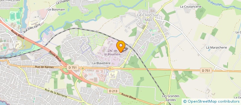 localisation de l'entreprise SCI BTZ  PORNIC