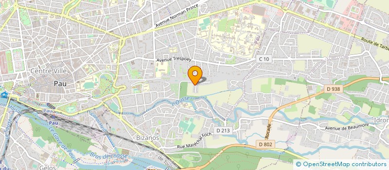 localisation de l'entreprise SCI BTZ VERDUN à PAU