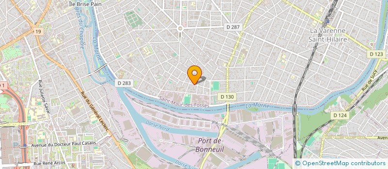 localisation de l'entreprise SCI BUBA MARA à SAINT-MAUR-DES-FOSSES