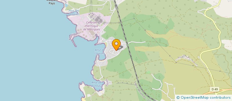 localisation de l'entreprise SCI BUBALE  MARTIGUES